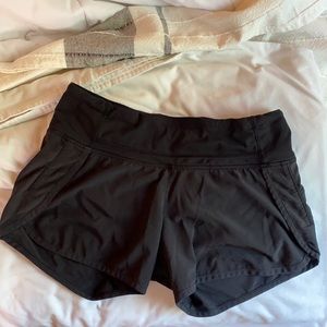 Lululemon black shorts size 4